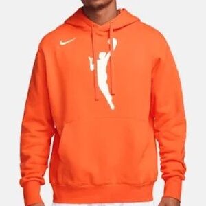 Nike Orange Hoodie with White Logo